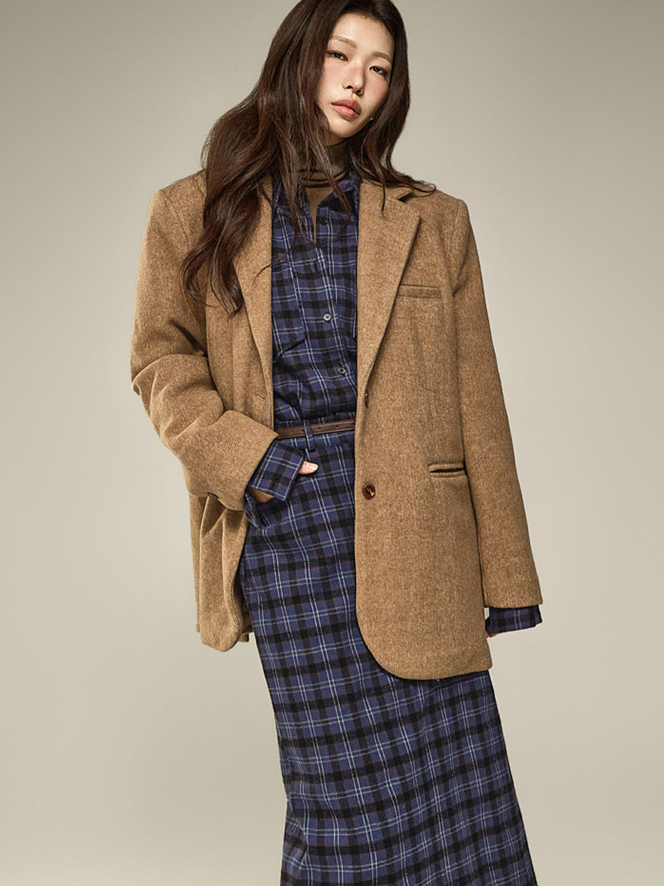 J3342 Wool Single Jacket
