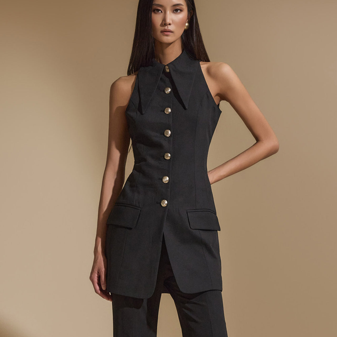 J9240 Halter Slim Vest