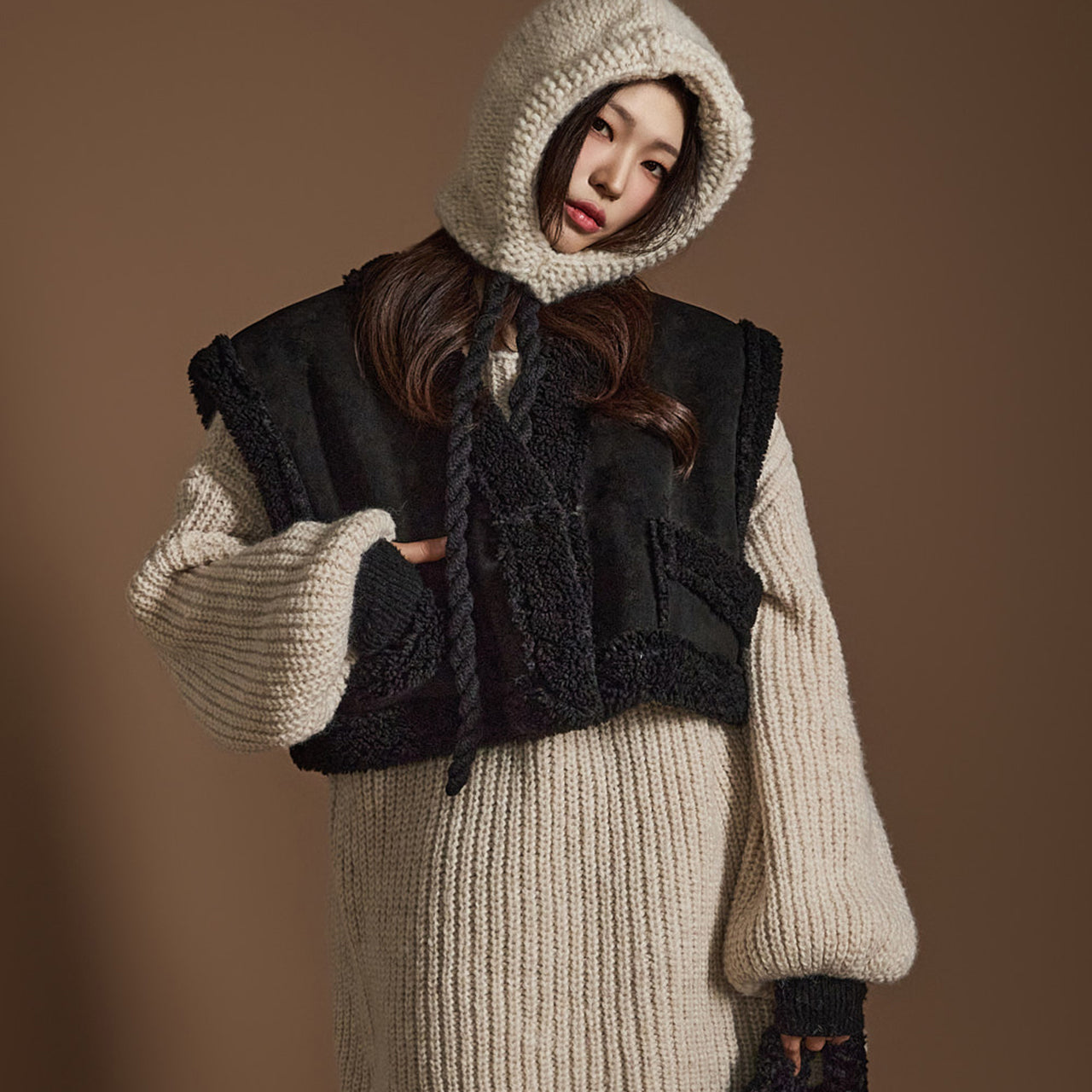 J2535 Shearling Vest