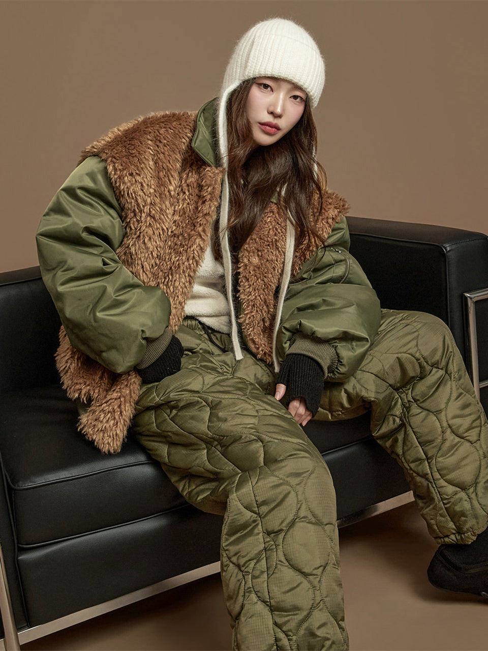 J3027 Fluffy Jacket