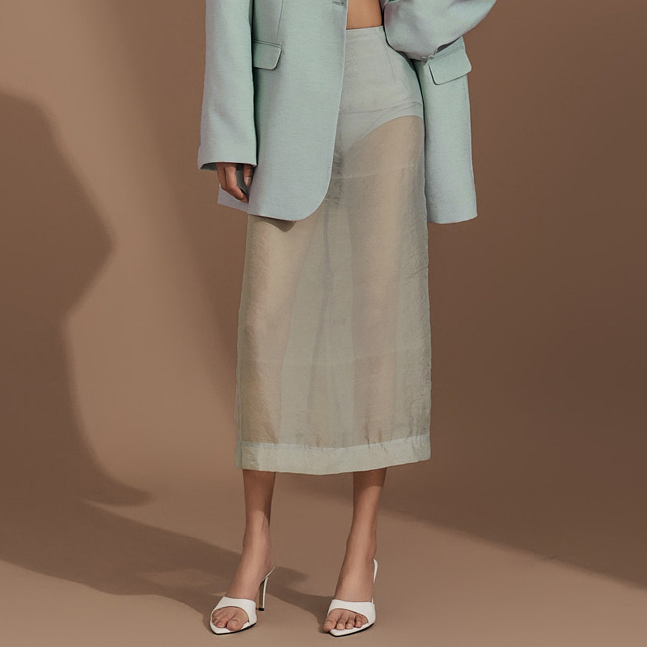 SK2715 Sheer Skirt