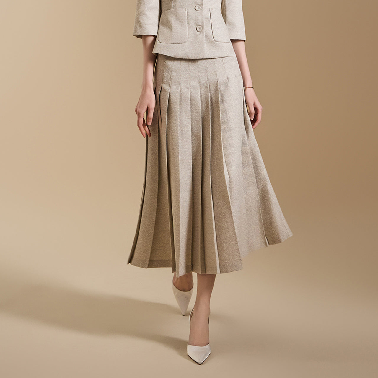 SK2758 Pleated  Skirt