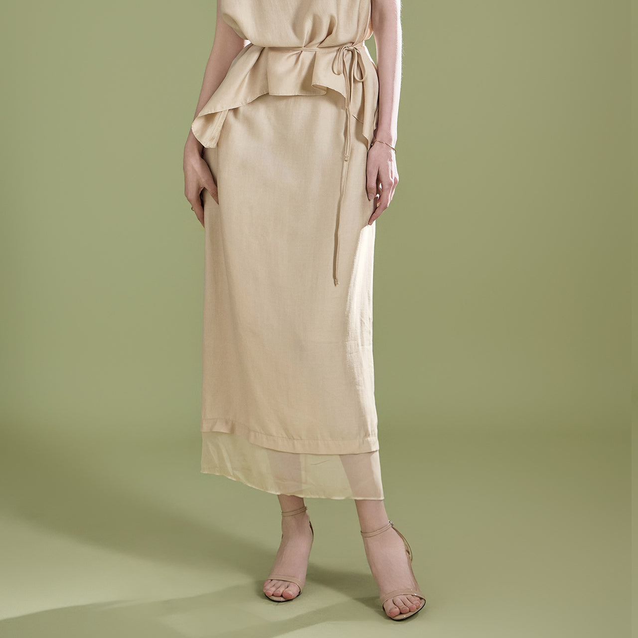SK2766 Satin Skirt