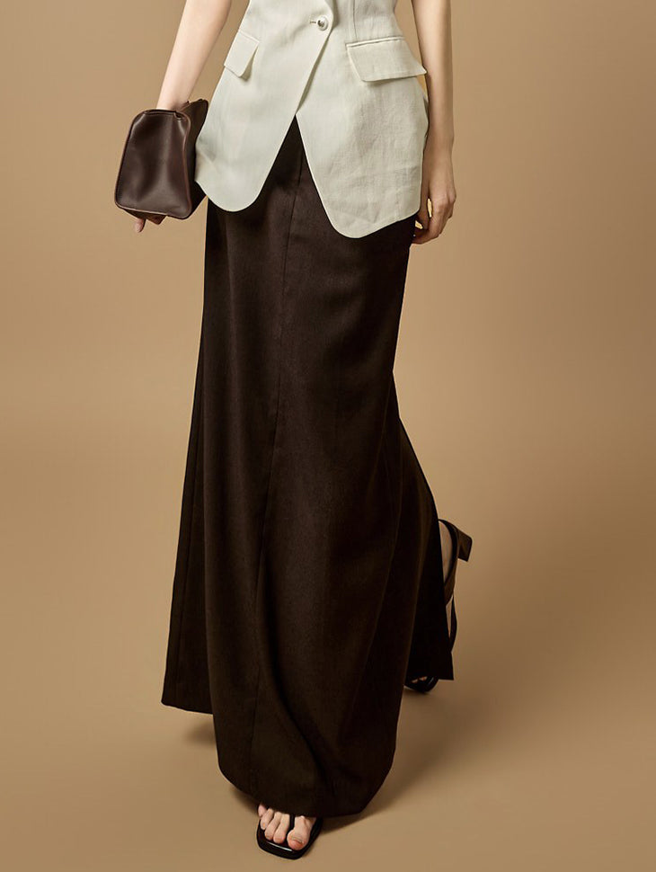 SK3198 H-Line Maxi Skirt