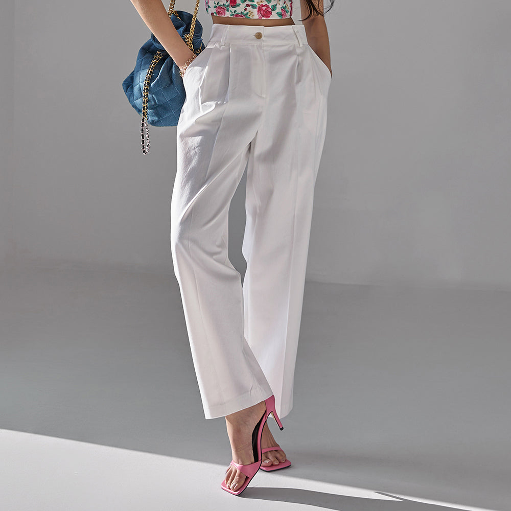 P2815 Pintuck Chino Pants