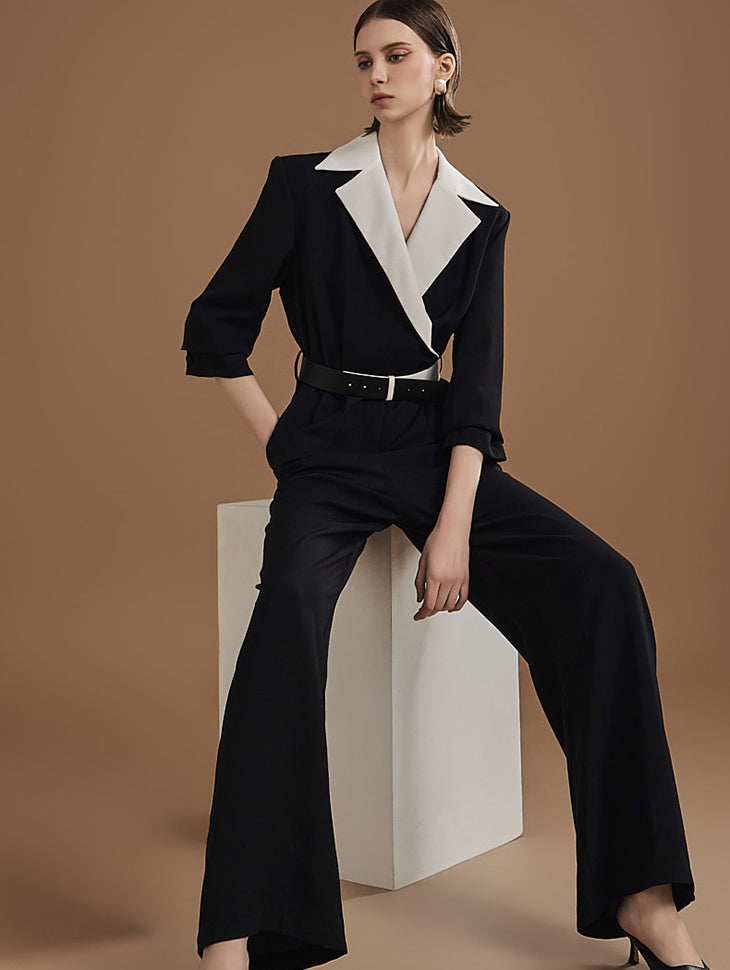 JS036 Belted Jumpsuit