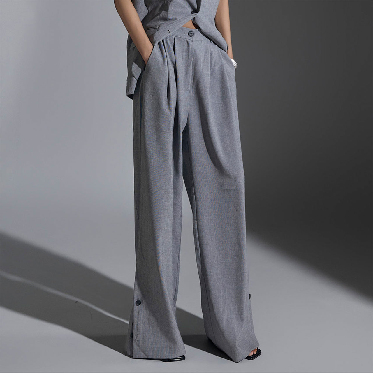 P3156 Side Button Slacks