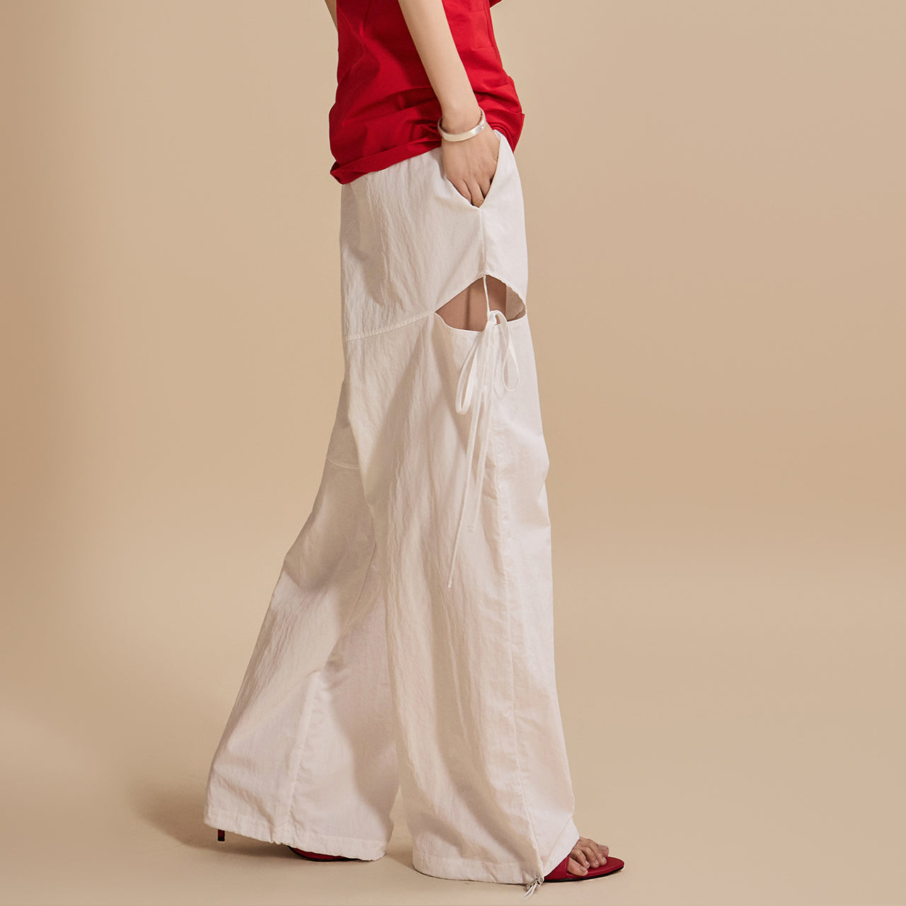 P3168 Multi-way Slit Pants