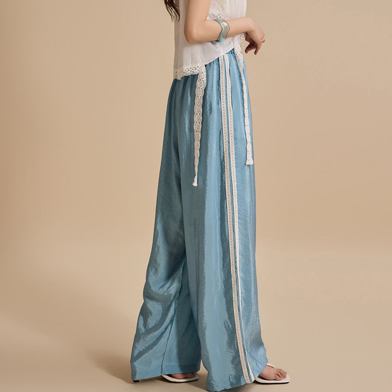 P3173 Lace Track Pants