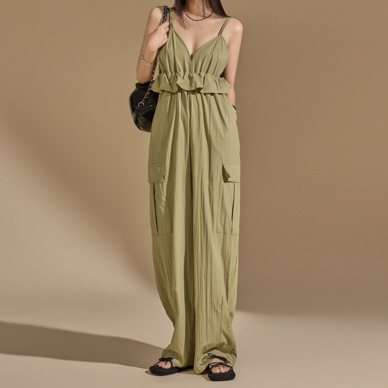 JS043 Cargo Jumpsuit