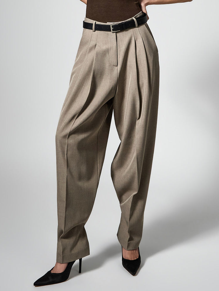 P3739 Pintuck Two-Way Slacks