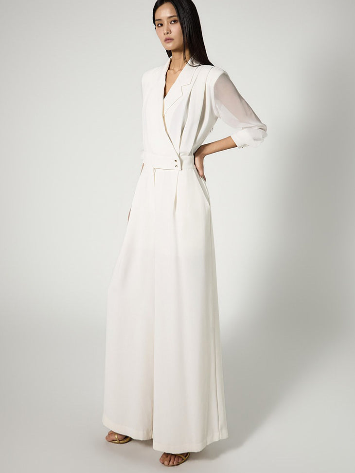 JS062 Tailored Wrap Jumpsuit
