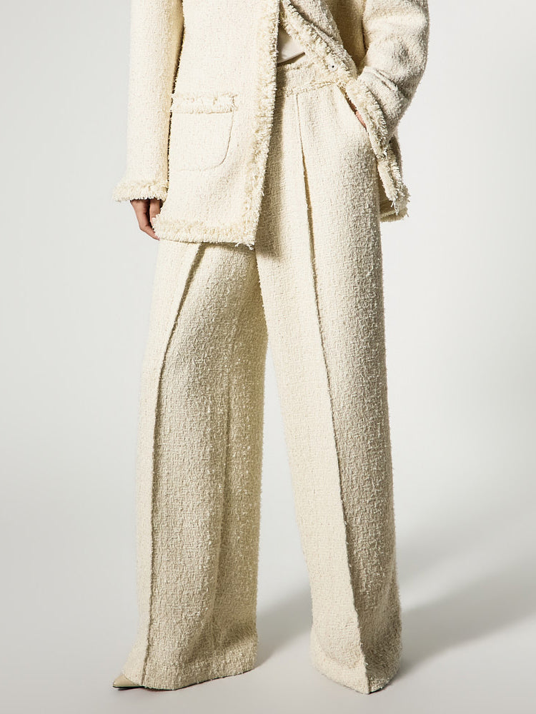 P9194 Tweed Wide Pants