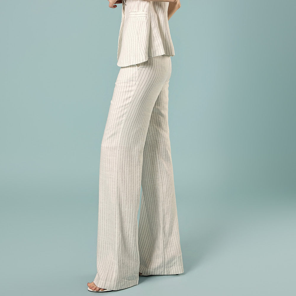 P3850 Linen Wide Slacks