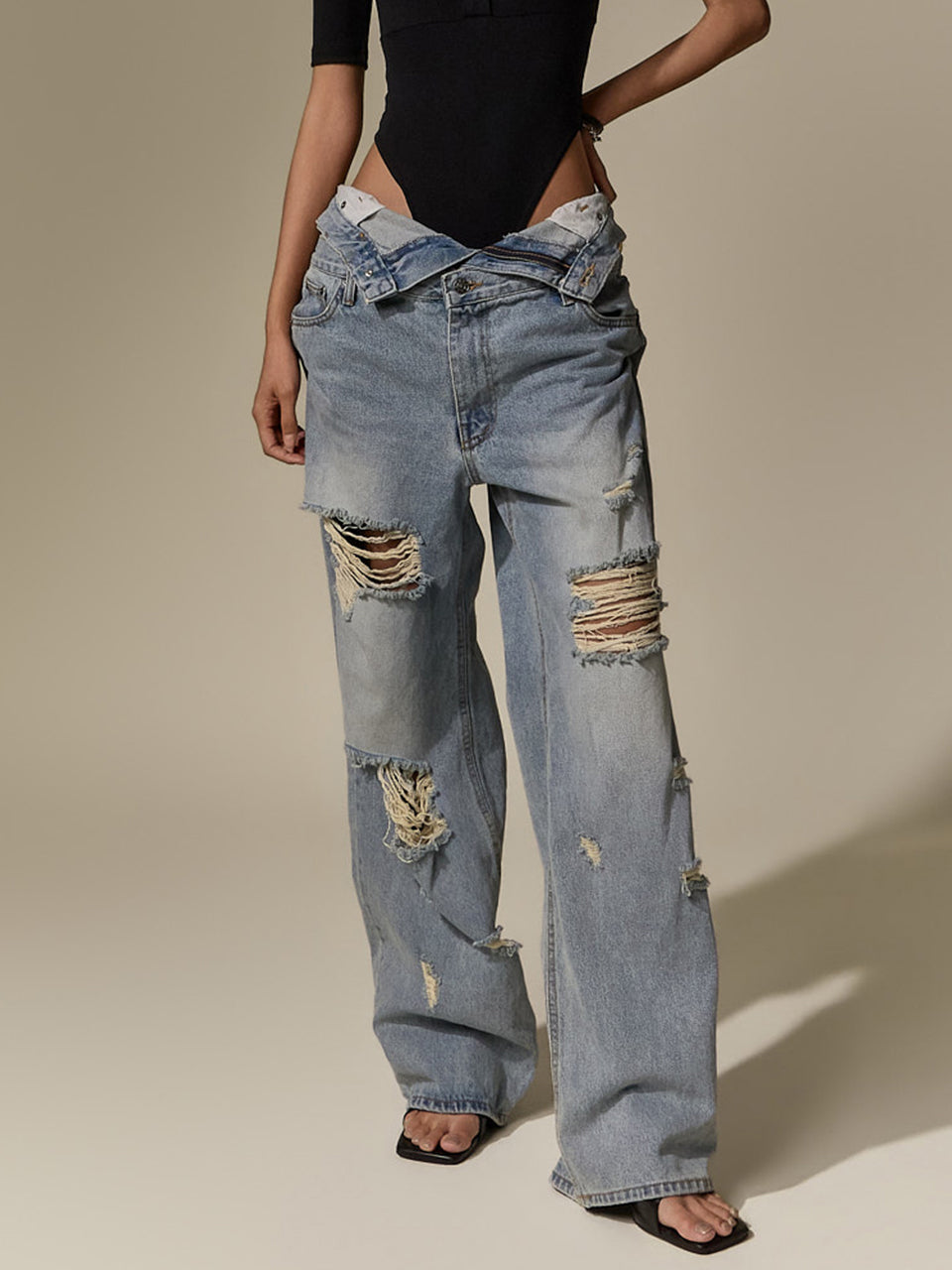 PJ662 Flip Sagging Jeans