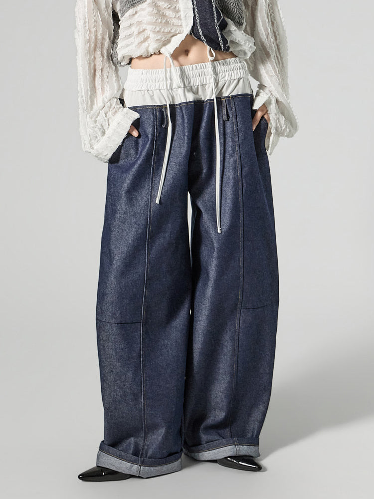 PJ632 Double Waist Jeans