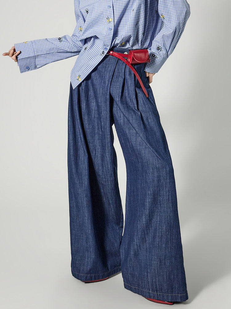 PJ636 Wide Banded Jeans