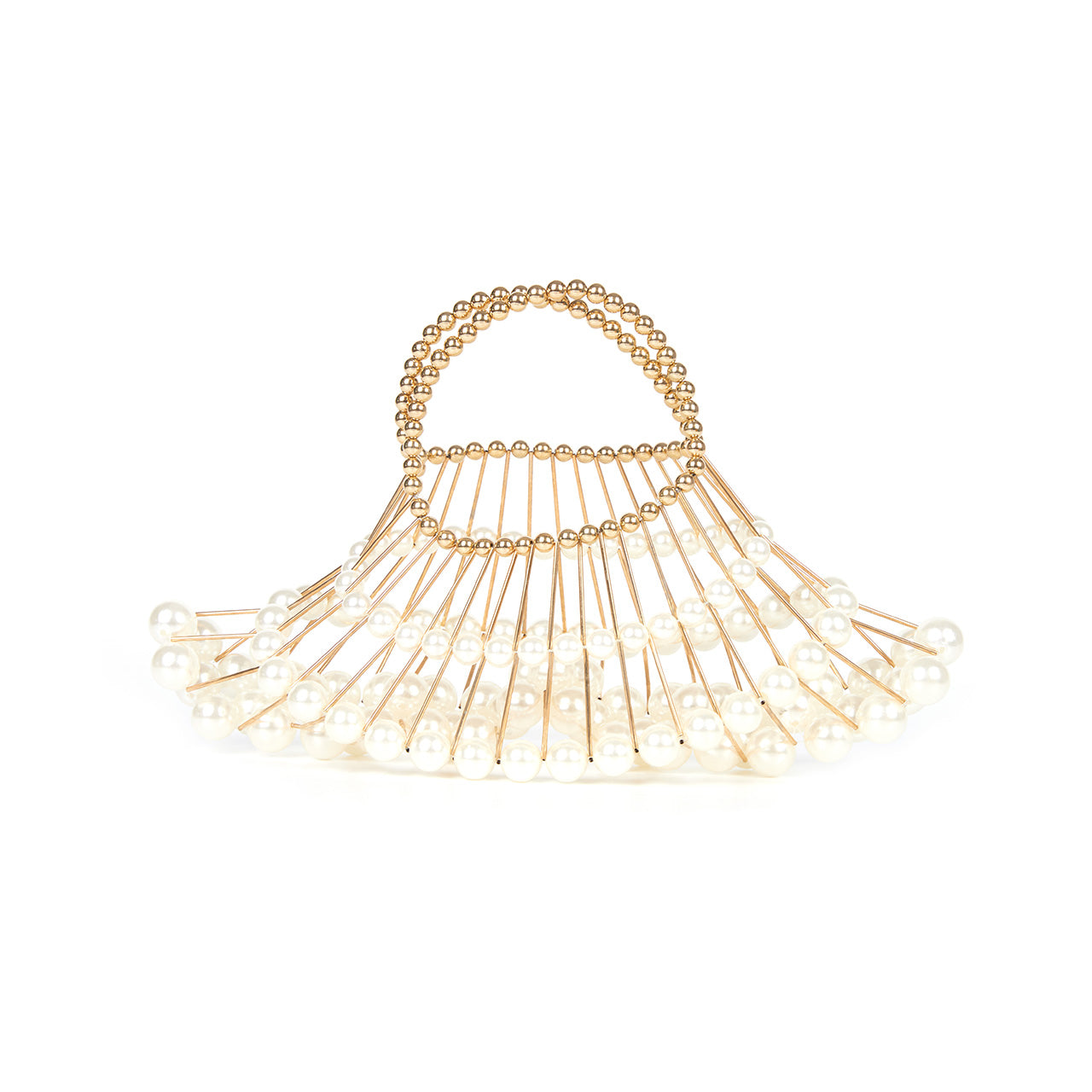 A-1562 Pearl Net Handle Bag