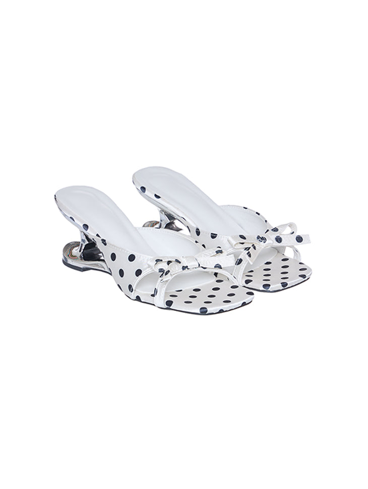 AR-3604 Dot Objet High Heel Mules