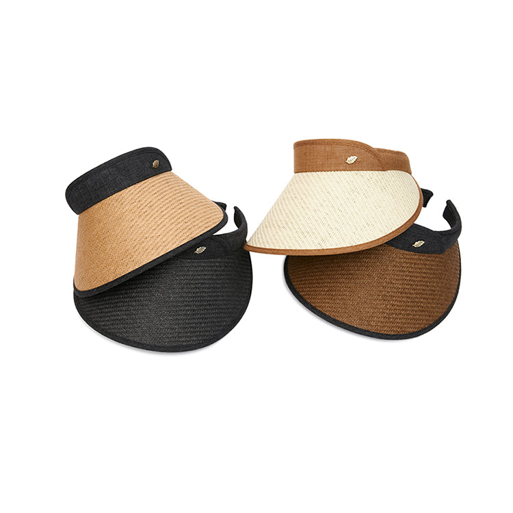 AC-724 Color Contrasting Band Sun Hat