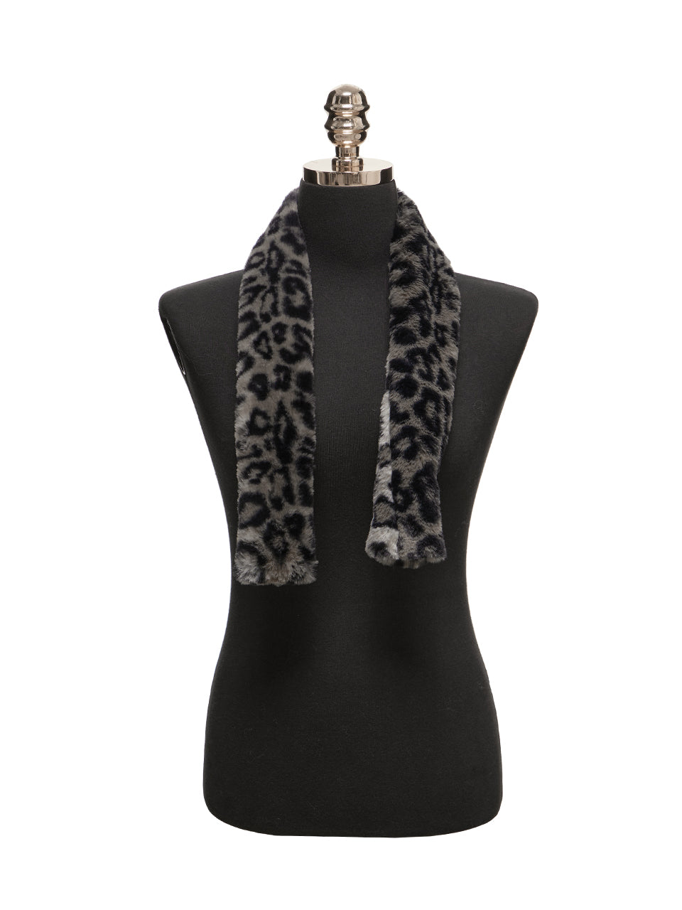AS-1718 Leopard Fur Short Muffler