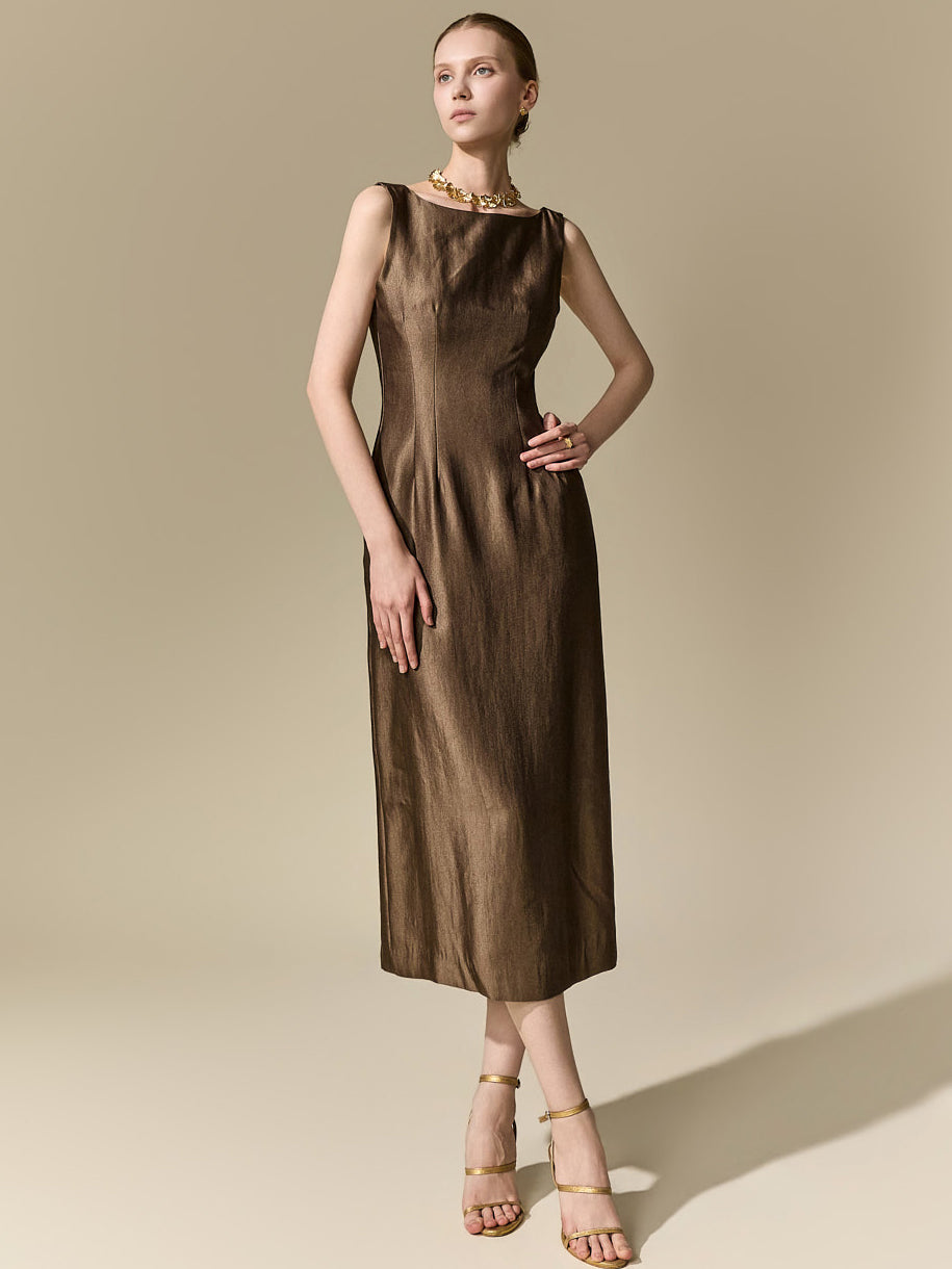 D5643 Minimal Slim Dress