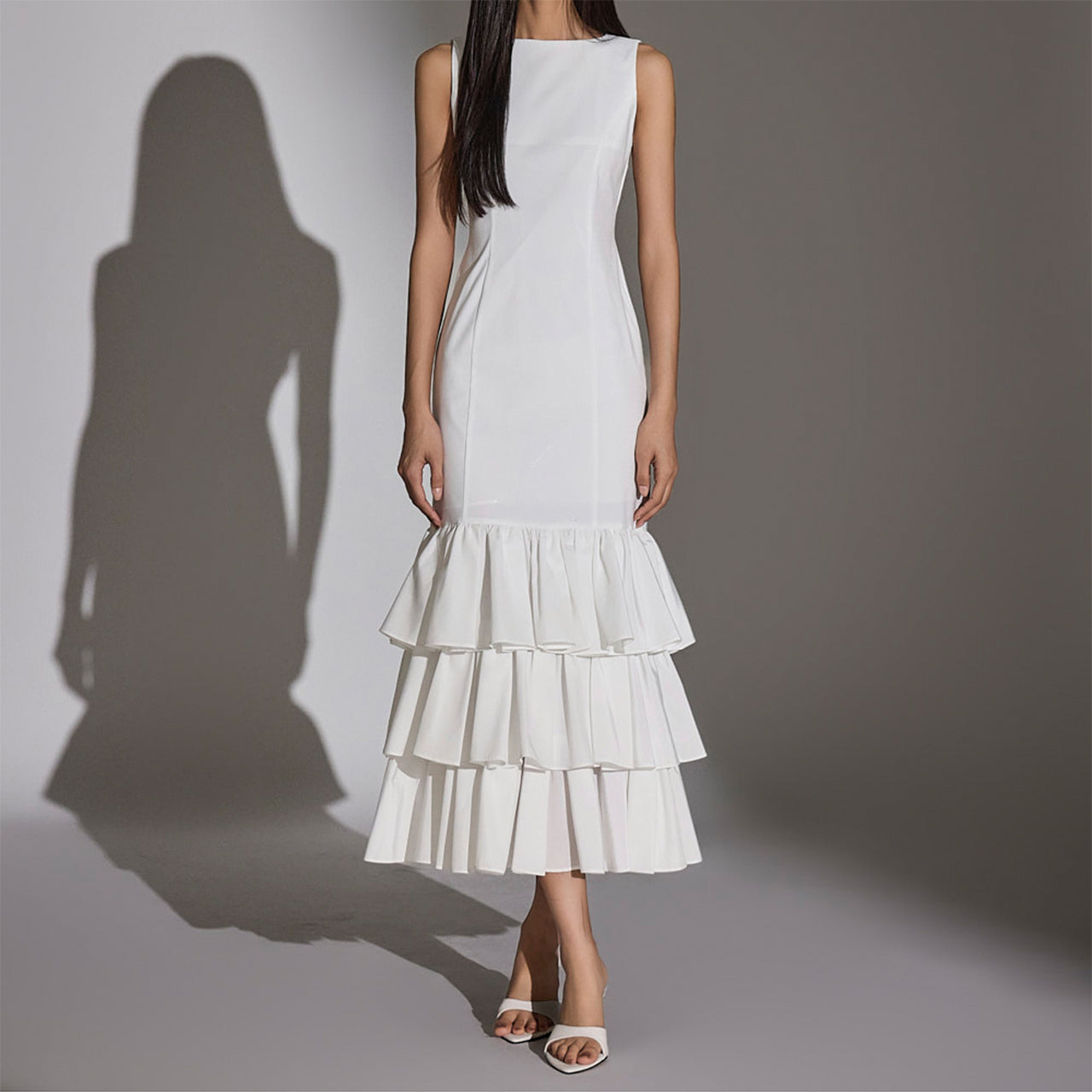 D9483 Tiered Dress