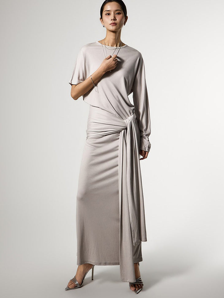 D5488 Strap Asymmetrical Dress