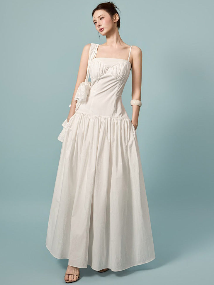 D9626 Square Neck Dress