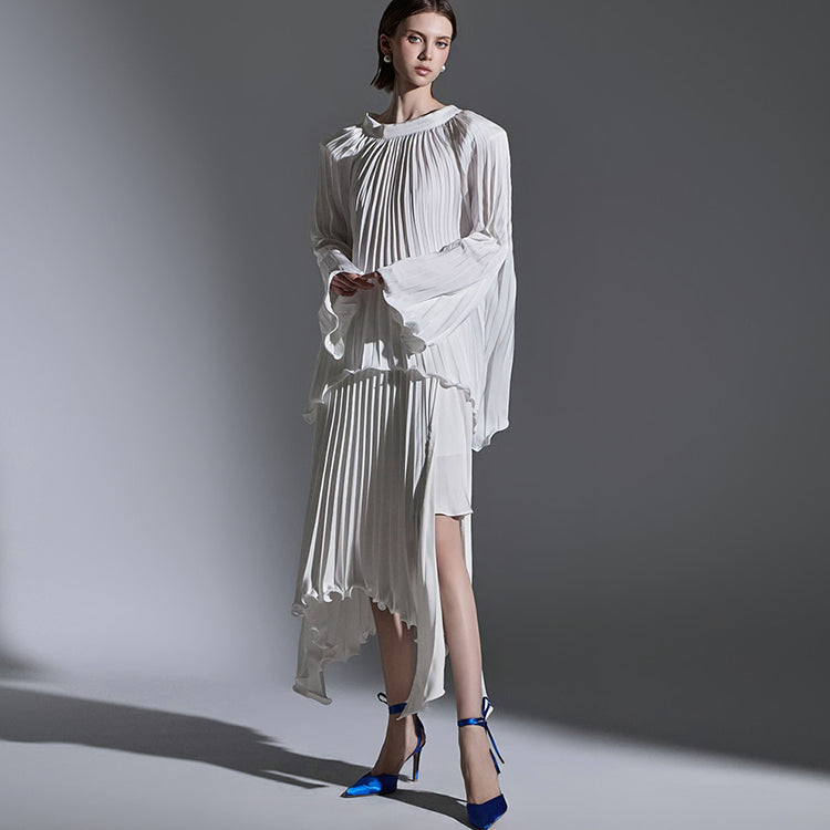 TP1769 Pleats Blouse Two-piece Set(Strap Set)