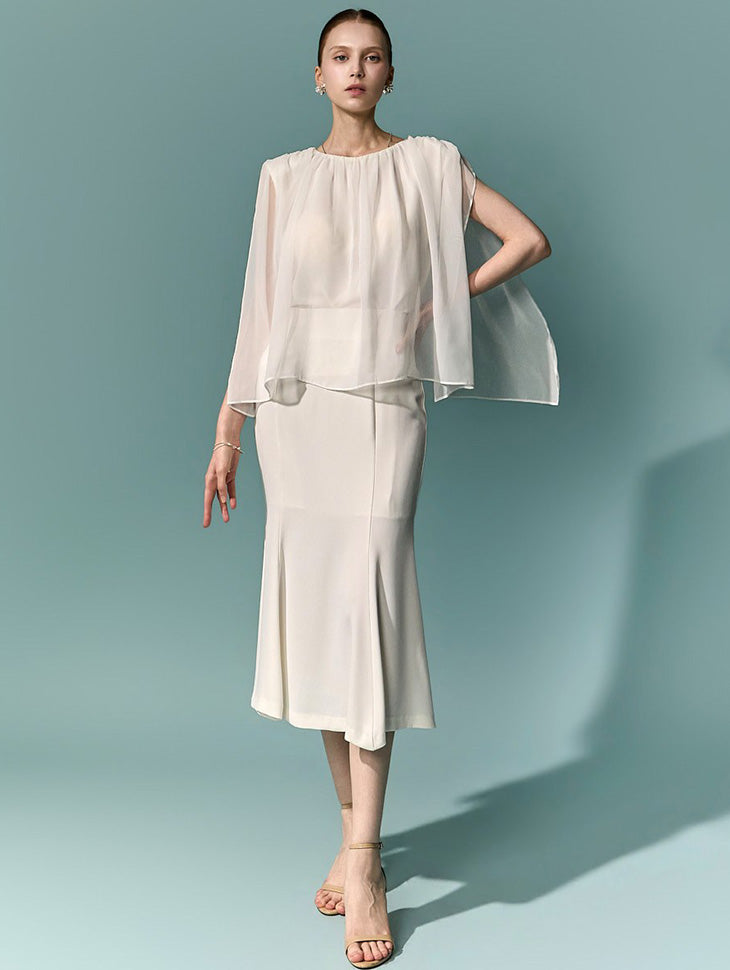 TP2439 Blouse and Skirt Set