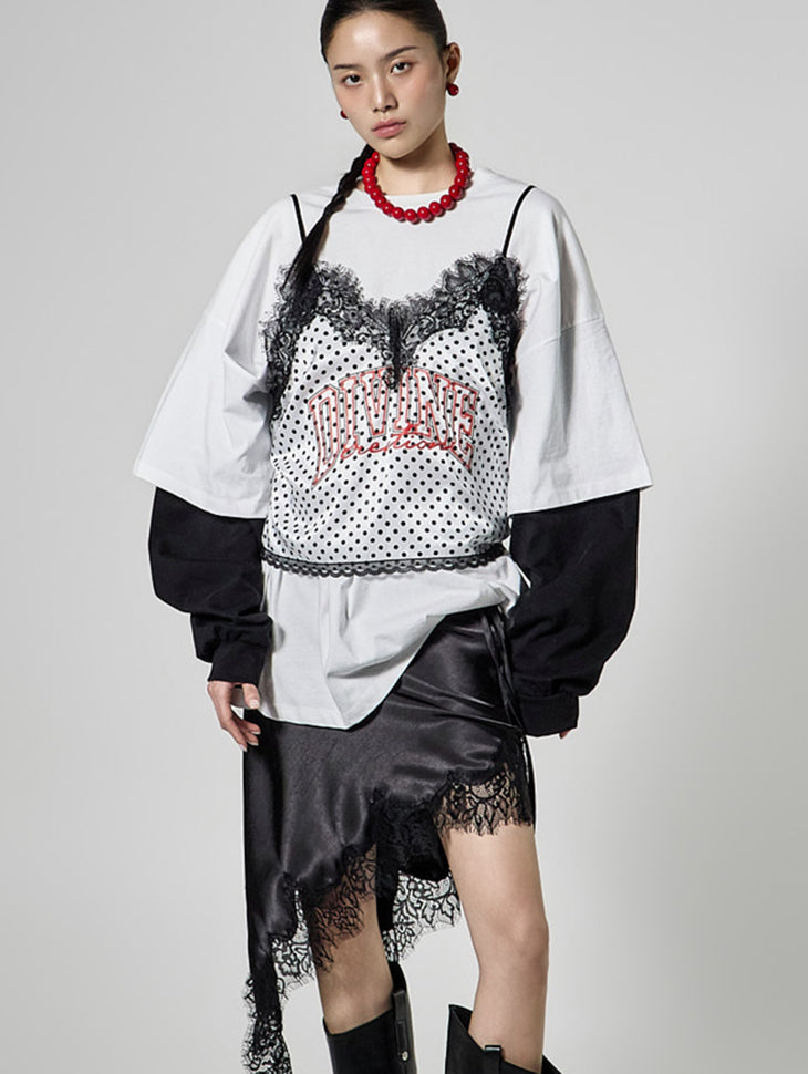 E4121 Satin Sleeveless Top