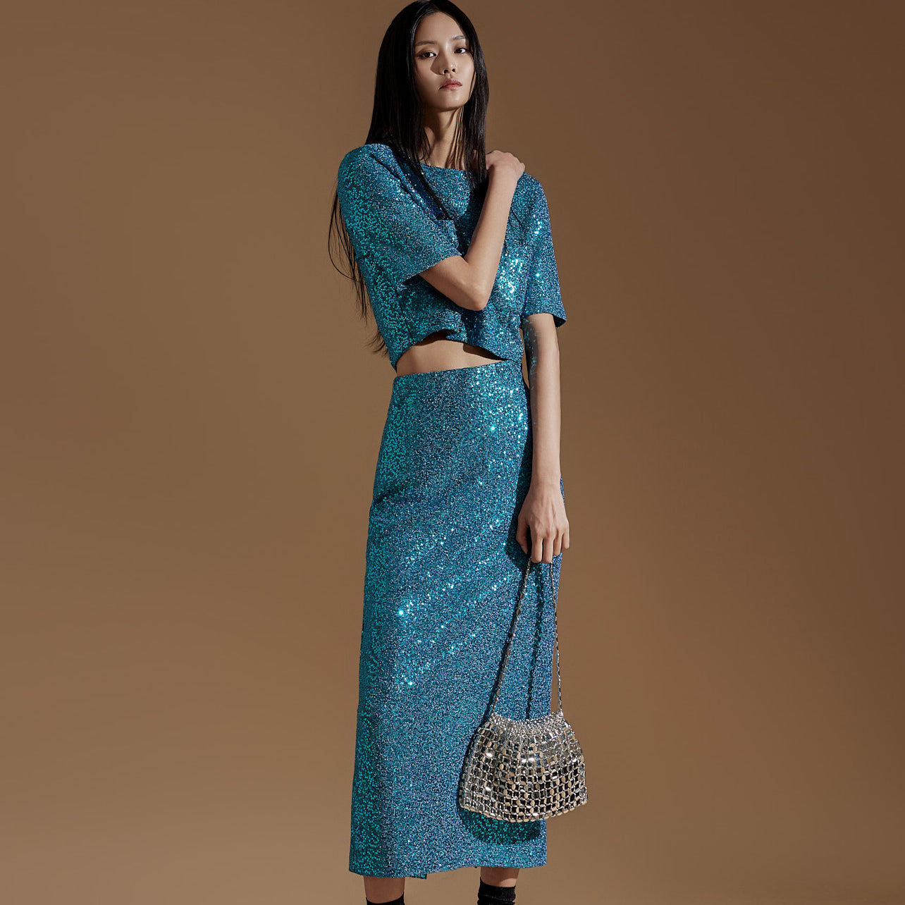 TP1802 Blouse Skirt Set