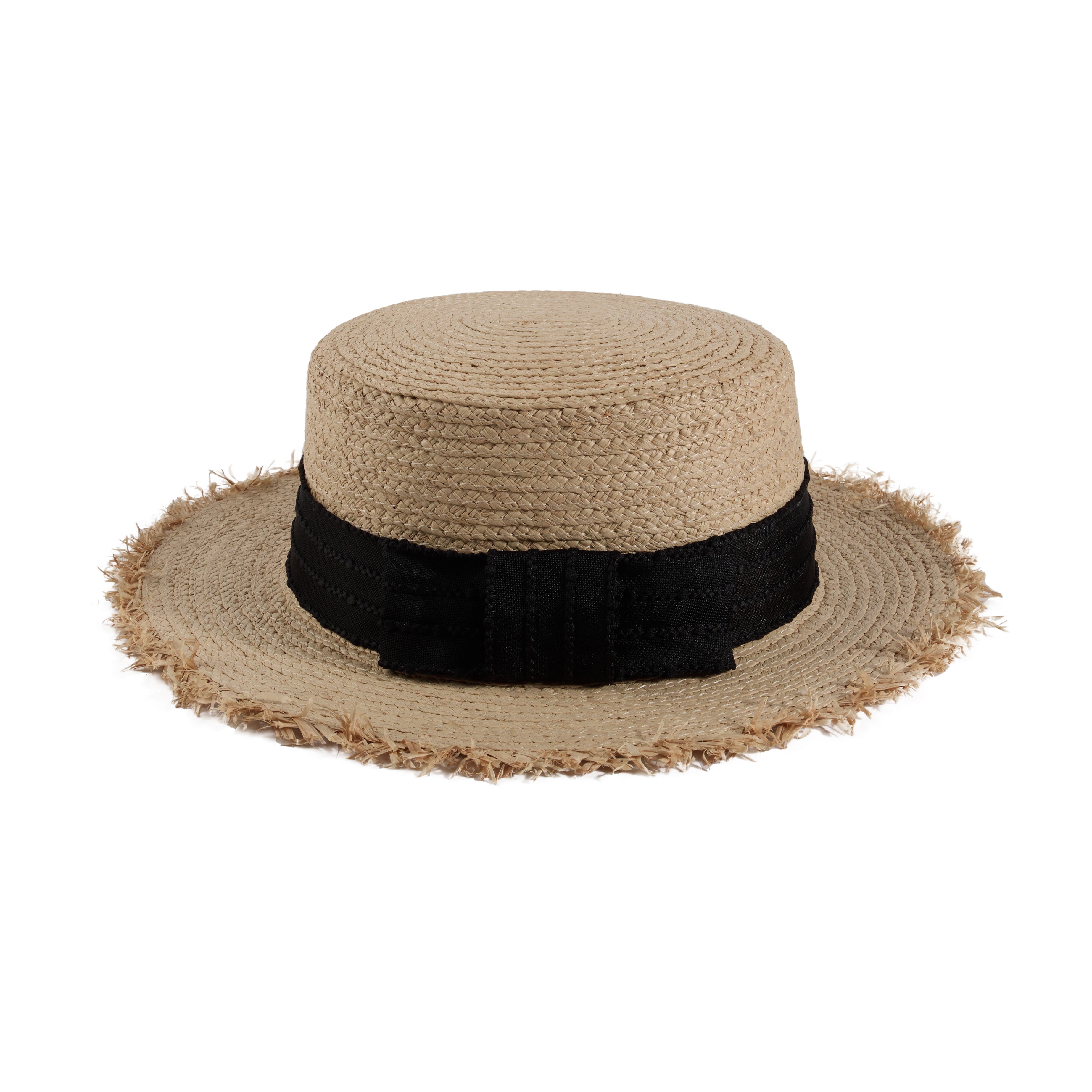 AC-826 Ribbon Straw Hat