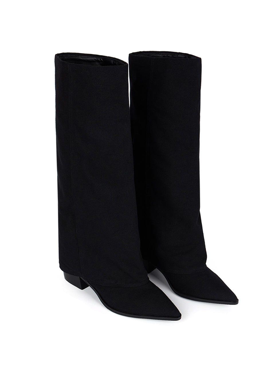 AR-3327 Fold Over Leather Boots