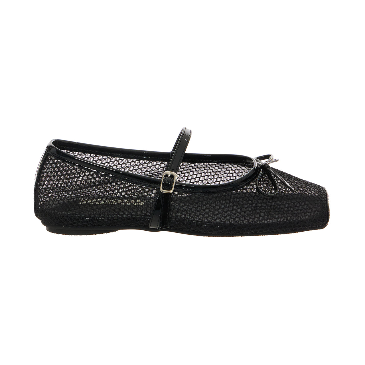 AR-3591 Mesh Ribbon Mary Jane Flats