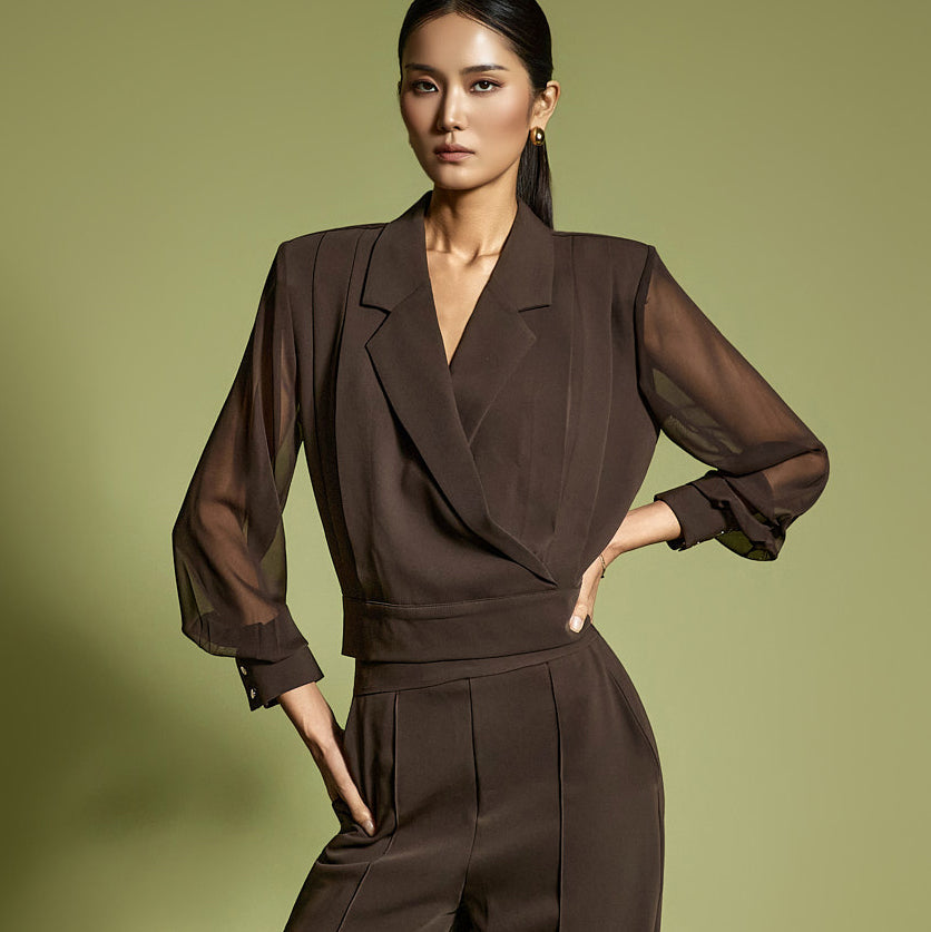 B3134 Wrap Blouse
