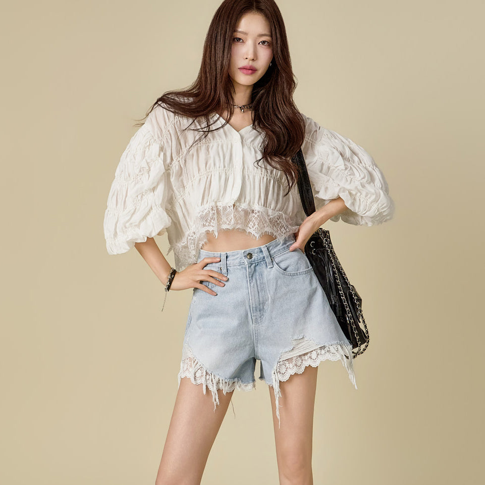 B3193 Lace Blouse