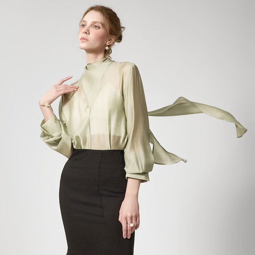 B9209 Sheer Blouse