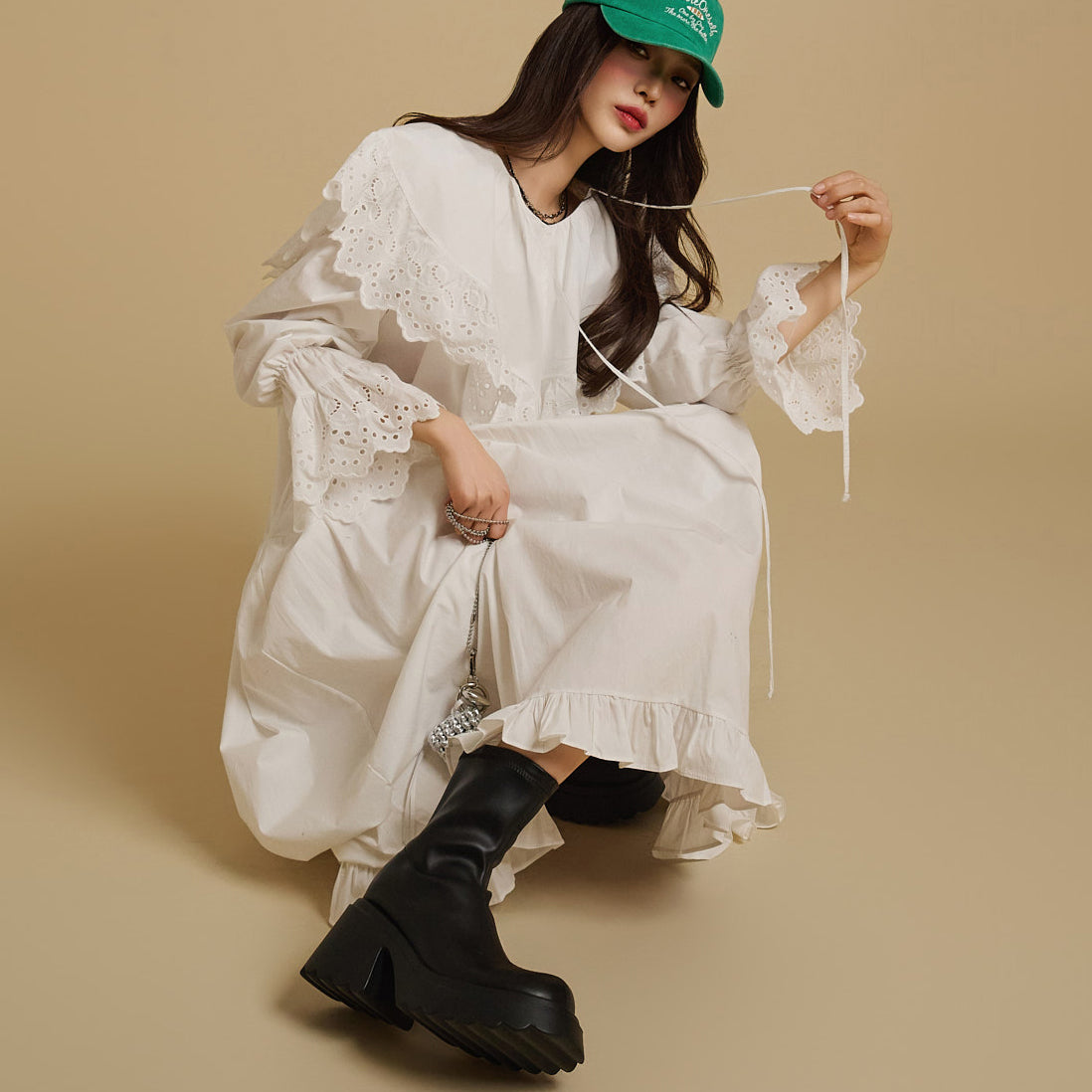 D5183 Eyelet Dress