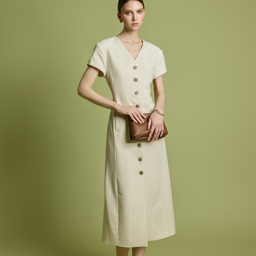 D5262 Pintuck Dress