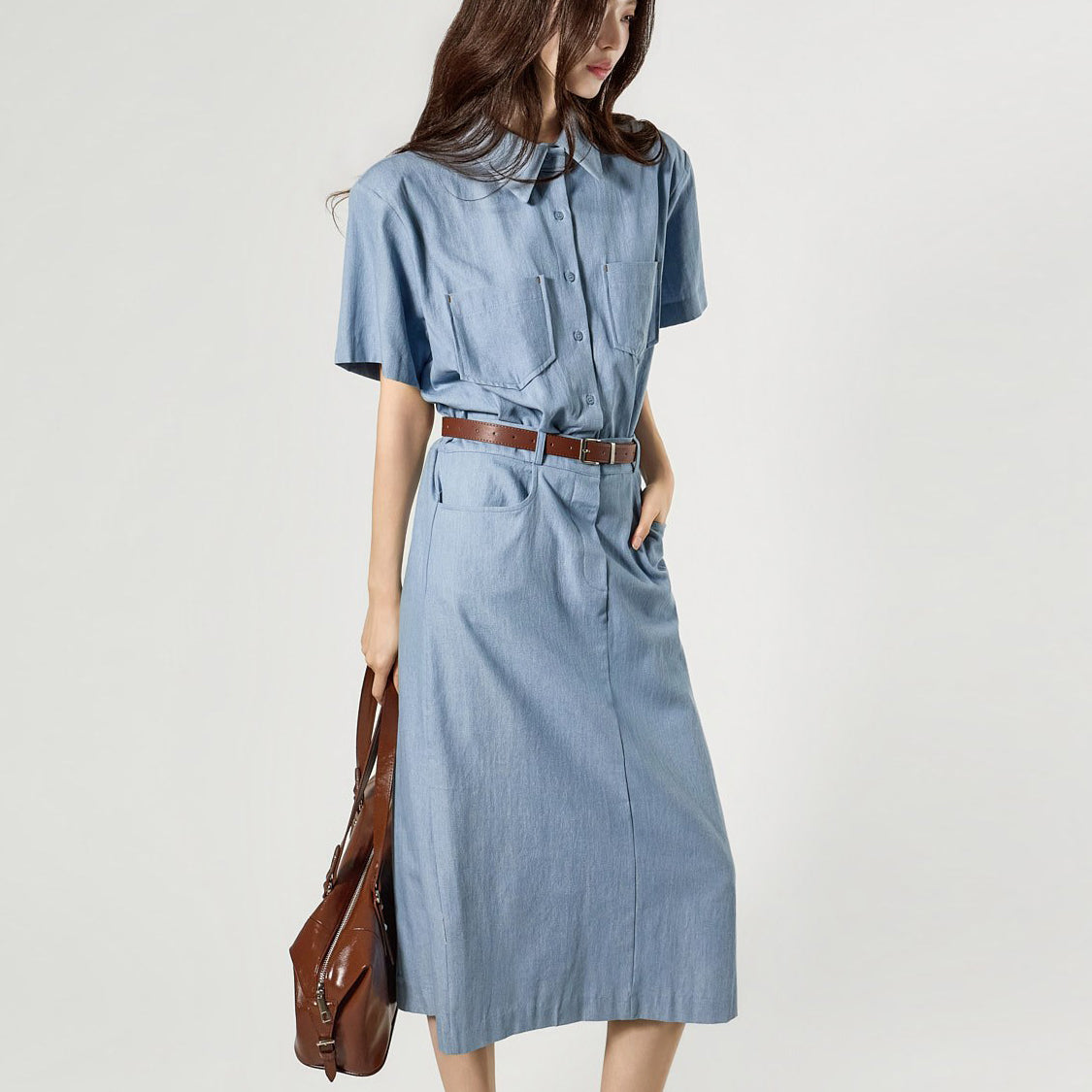 D5502 Denim Dress