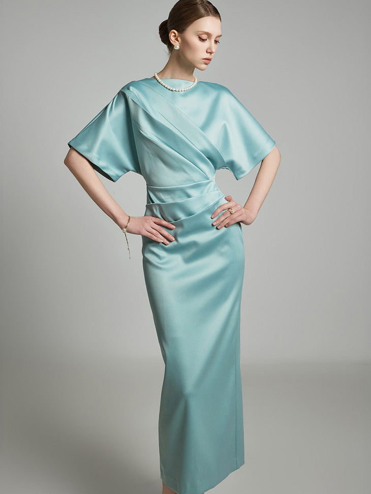 D9527 Draped Dress