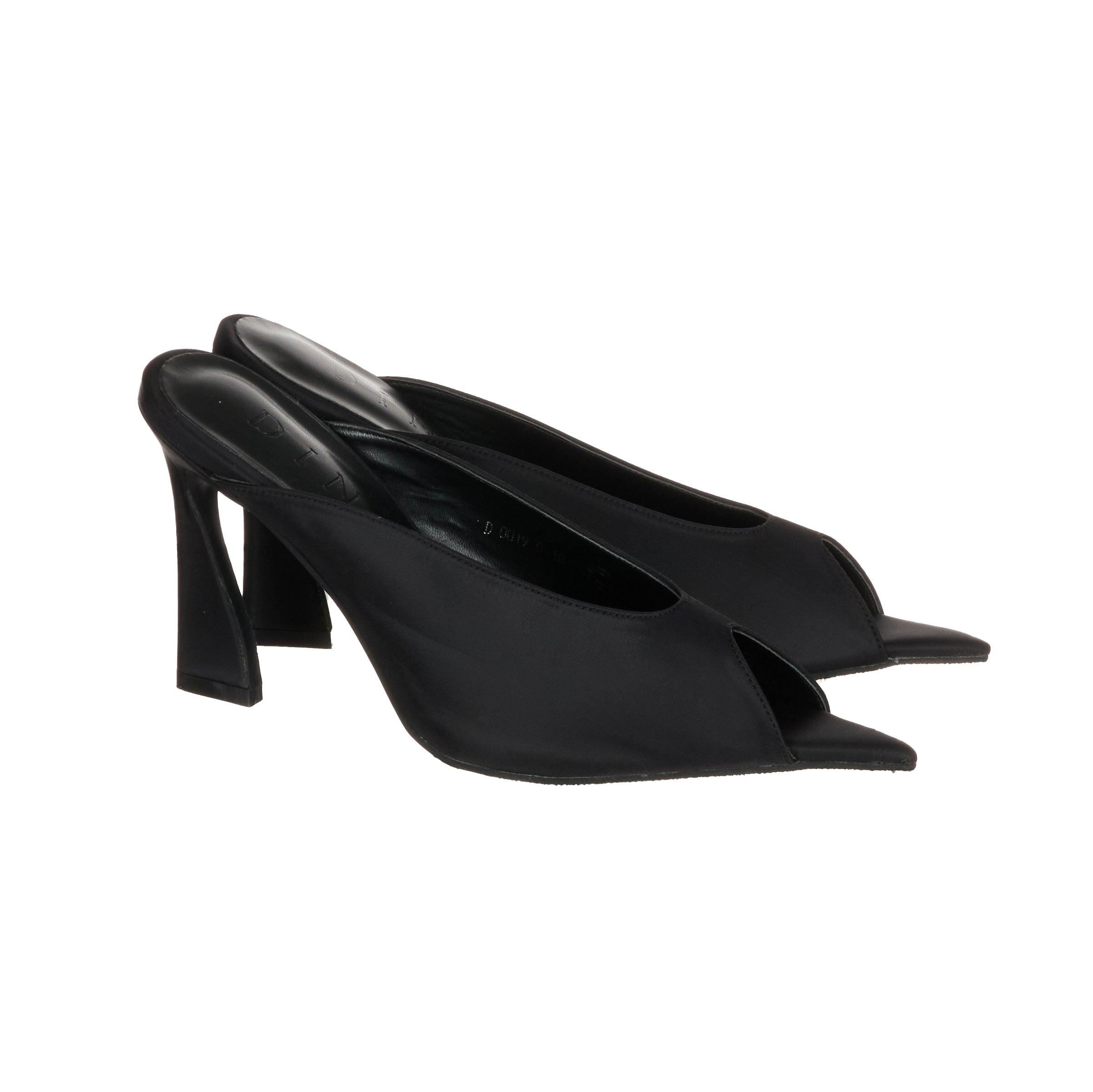 DTAR-026 Satin Open Toes High Heel Mule