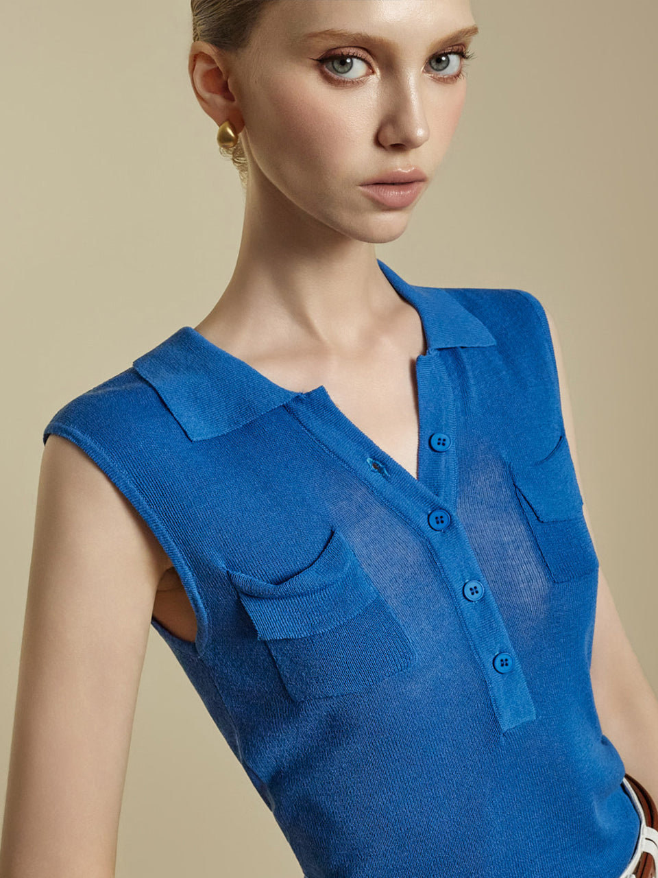 E3915 Linen Pocket  Knit