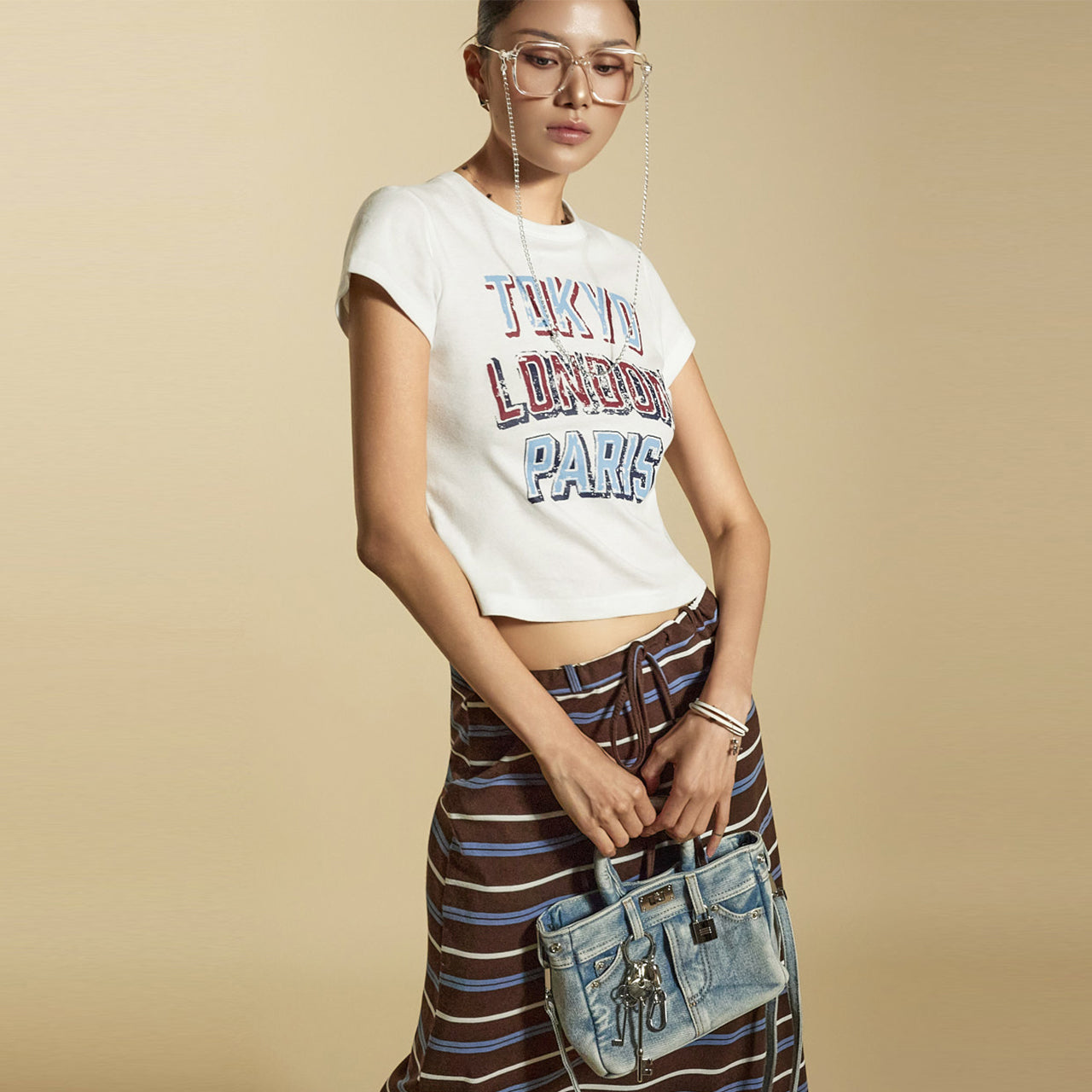 E3922 Printed Top