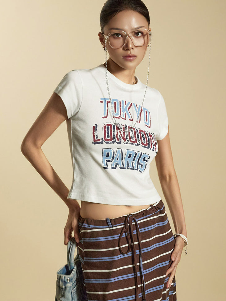E3922 Printed Top
