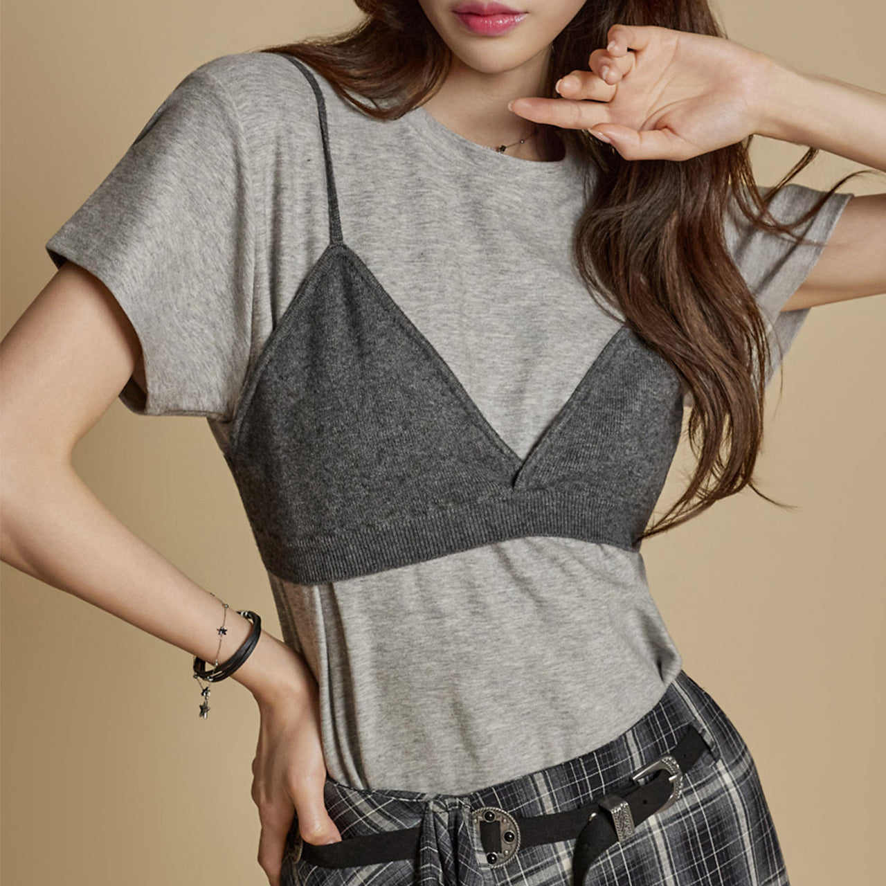 E3942 Knit Bustier