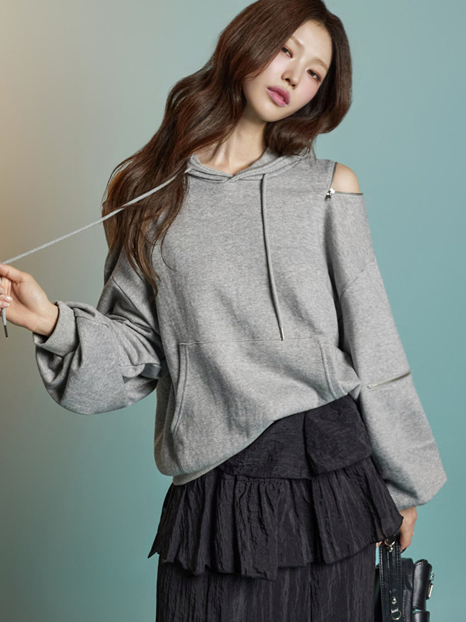 E3944 Multi-Way Hoodie Top
