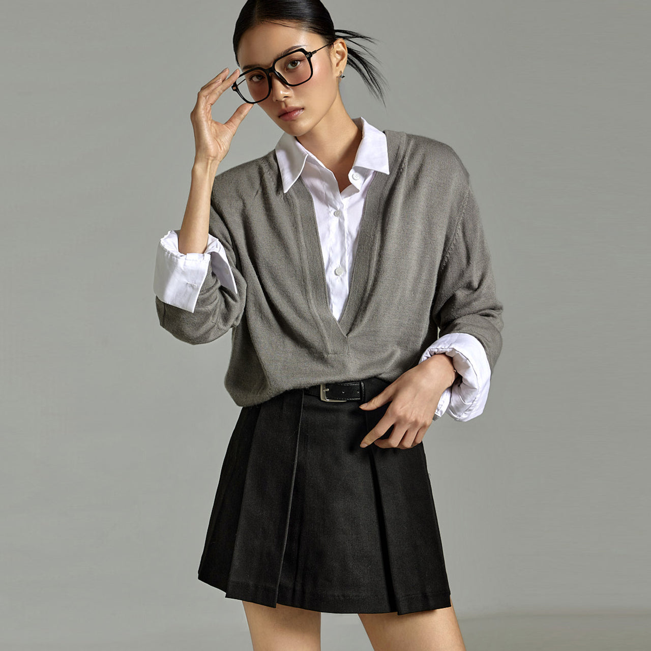 E3954 Layered Knit